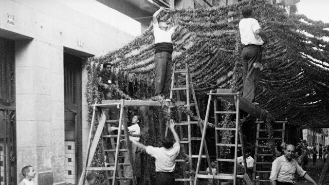 Fiestas de Gracia in 1950