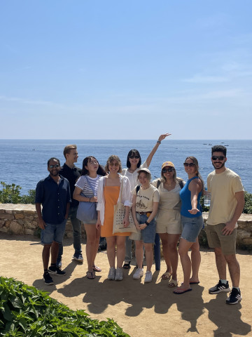 International students in Barcelona, Spain