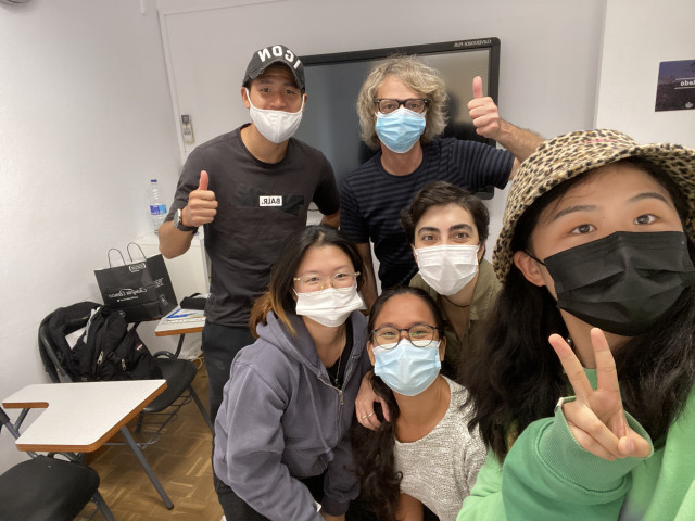 Natalia and her classmates in Joan's class