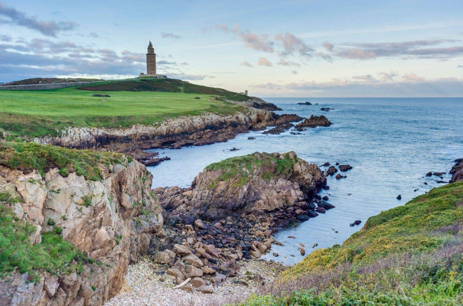 The Tower of Hercules lighthouse near A Coruña.