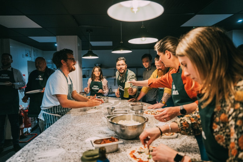 Pizzatillverkningsverkstad