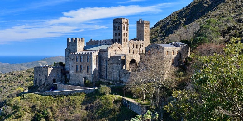 Monasterio de Sant Pere de Rodes and Port de la Selva