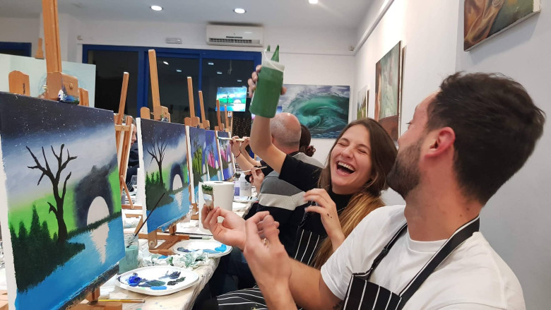 Art&Wine Painting Class