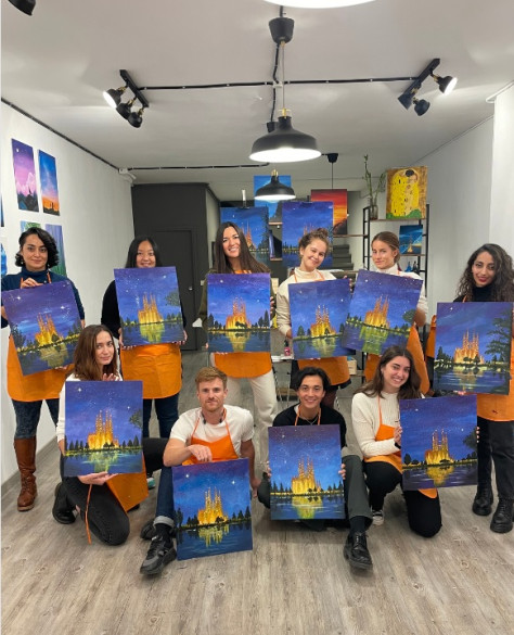 Art & Wine Painting Class