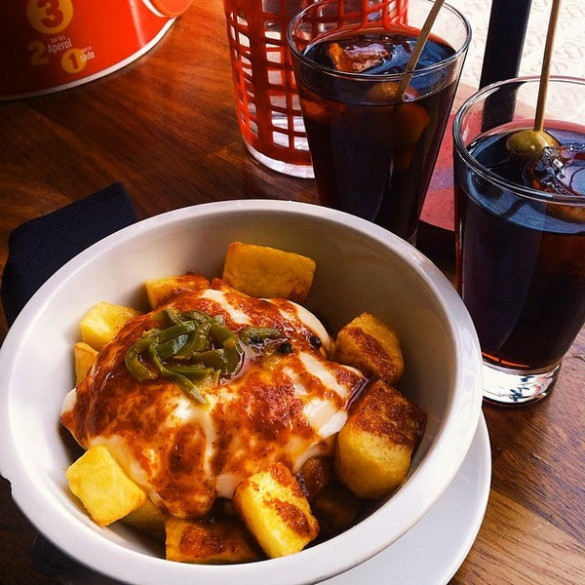 Patatas Bravas and Vermut