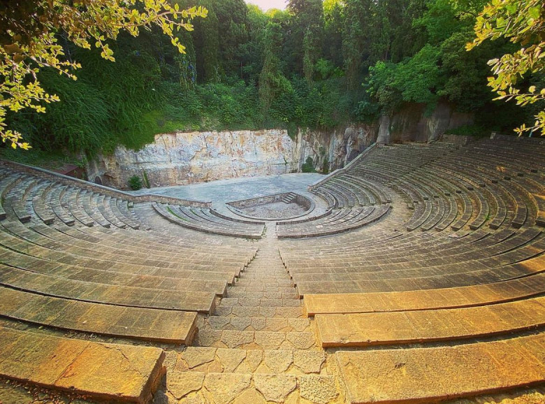 Greek Theatre and Monjuic castle